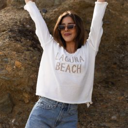 Laguna Beach Sweater / White