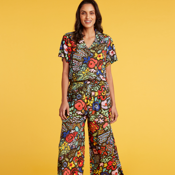 Wide Leg Capri Pants - Montage - Image 2