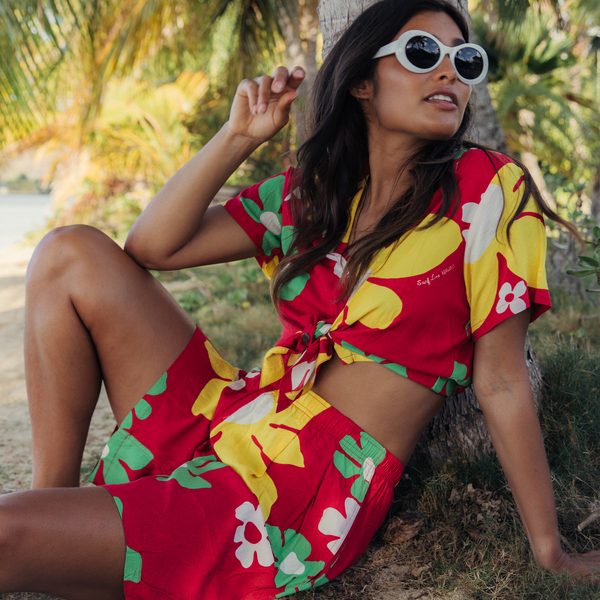 Printed Top - Tradewinds Red - Image 2