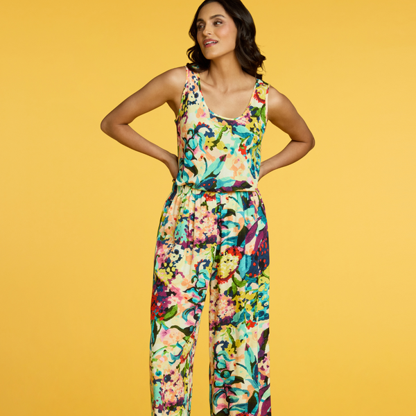 Wide Leg Capri Pants - Montclair