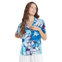 Printed Top - Cool Blue